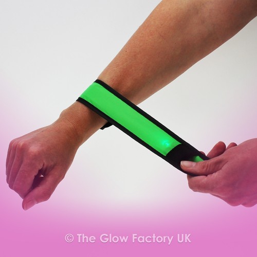 Flashing led slap wraps - flashing, mixed