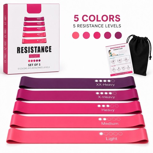 Resistance loop bands - resistance, set