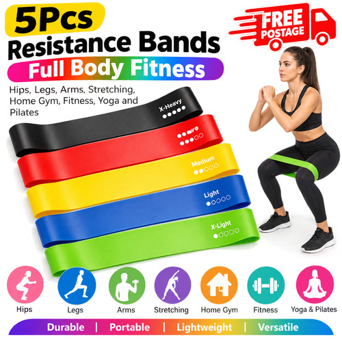 5pcs resistance bands set - resistance,