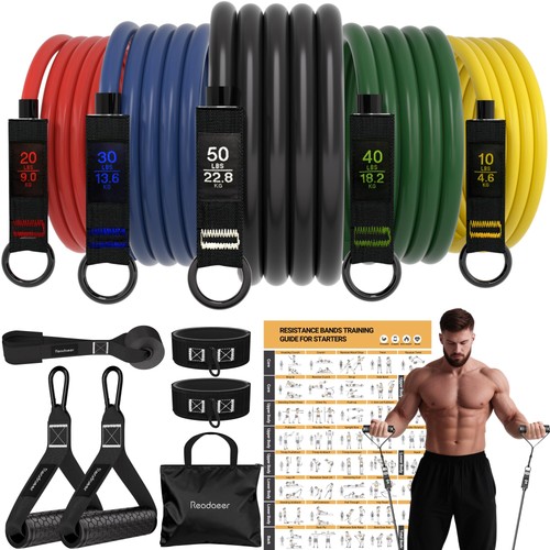 Resistance bands set with - resistance,