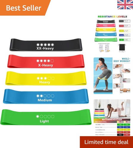Color coded resistance bands - 5,