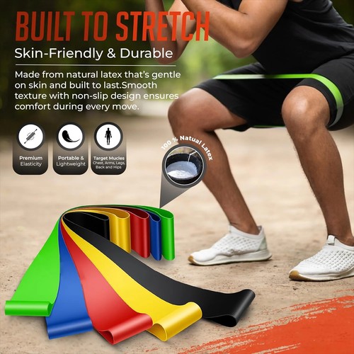 Piece set resistance bands - set,