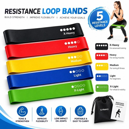 Resistance loop bands set - resistance,